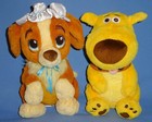 DISNEY STORE Peter Pan-Nana Dog Baby-Dug puppy from UP Movie-Plush animal LOT-2