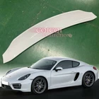 Painted in C9A White GT4 type trunk spoiler for 14~16 Porsche 981 Cayman ◎