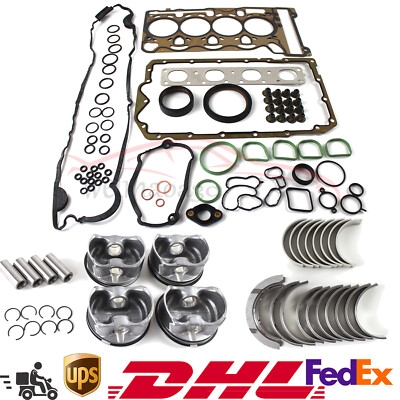 N46B20 2.0L Engine Overhaul Kit fit for BMW 318i 120i 320i 520i E88 E60 X1 X3 Z4