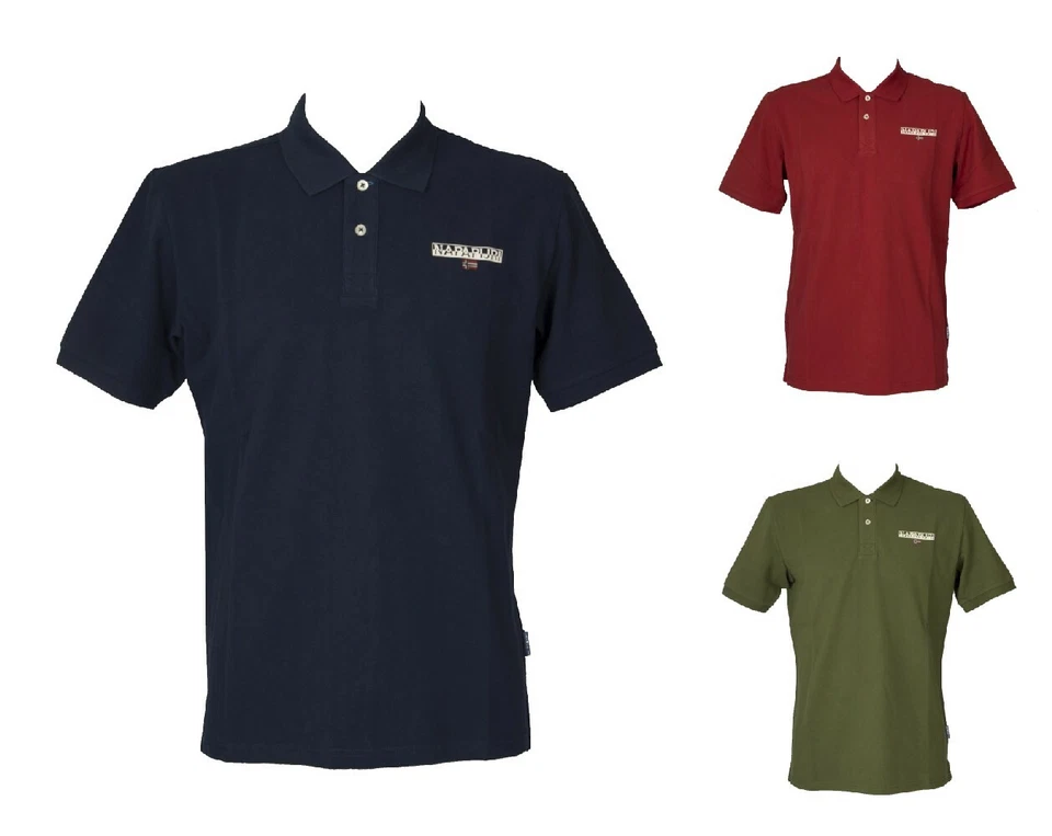 Polo homme manches courtes avec col et boutons T-shirt NAPAPIJRI article NP0A4F6 - Photo 1/1