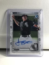 2020 Bowman Chrome #CPA-JS Jonathan Stiever Auto RC Chicago White Sox READ PWE