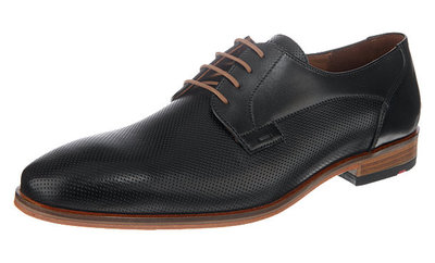 Lloyd of Germany Classic men Black Leather Oxfords shoes, size 11 Vintage Lloyd Black Leather Wingtip Brogue Shoes - Size 47EU  main image 4
