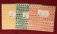 Creative Memories LARGE ABC/123 SASSY Stickers SUNFLOWER, CLOVER or MANDARIN