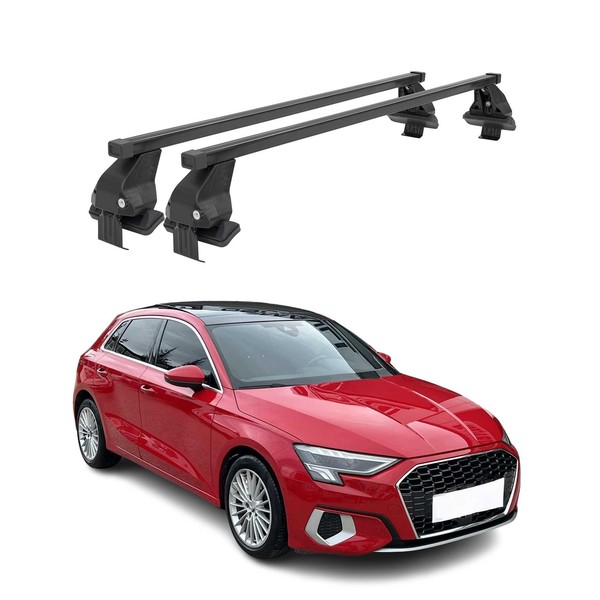 Menabo DachträGer GrundtäGer FüR Audi A3 Sportback 8Y 2020-2026 50Kg Schwarz 2X-image