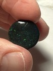 Black Opal with Green throughout. Cabochon with Iridescent Flecks 5cts — photo 3