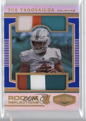 2020 Panini Plates & Patches Rookie Reflections Blue /50 Tua Tagovailoa RC 1ly0