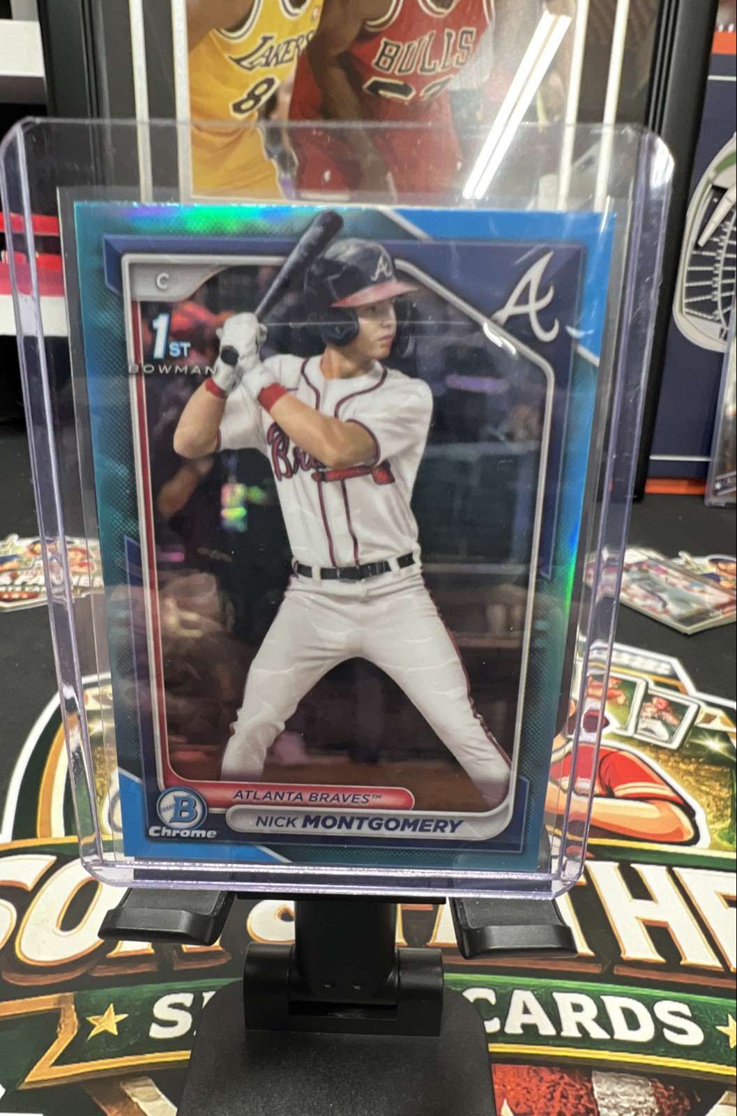 2024 Bowman Draft - Chrome Nick Montgomery #BDC-129 Sky Blue Refractor (RC)