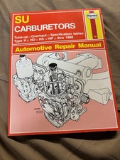 Haynes Su Carburetor Manual Repair Manual Thru 1988. Paperback. Like New Cond.