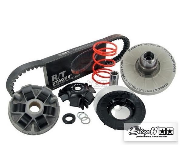 Pack de variation Stage 6 RT Oversize en aluminium CNC pour moteur Piaggio 50cc