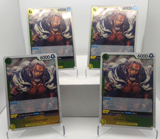 Silvers Rayleigh Playset OP14-108 x4 - The Azure Sea's Seven - One Piece TCG