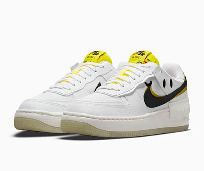 Nike Air Force 1 Shadow Go The Extra Smile White/Black/Yellow DO5872-100