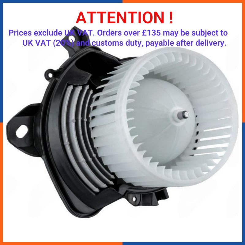 Ventilateur de chauffage pour Fiat Grande Punto avec moteur EWN-FT-010 et référence 13293624