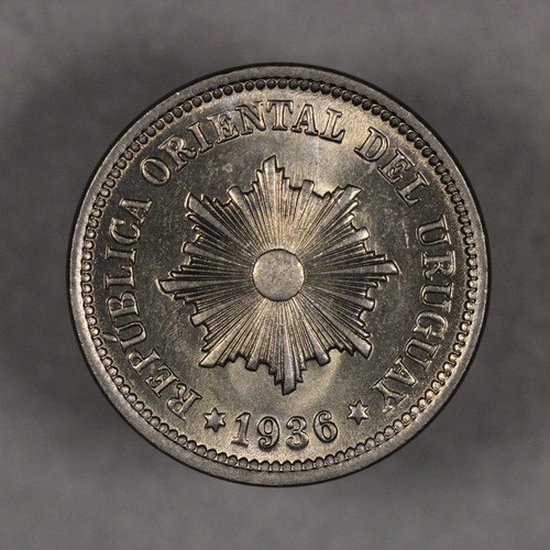 1936 Uruguay 2 Centesimos Uncirculated