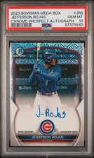 Jefferson Rojas 2023 Bowman Mega Box Chrome Prospect Autographs #JRS PSA 10