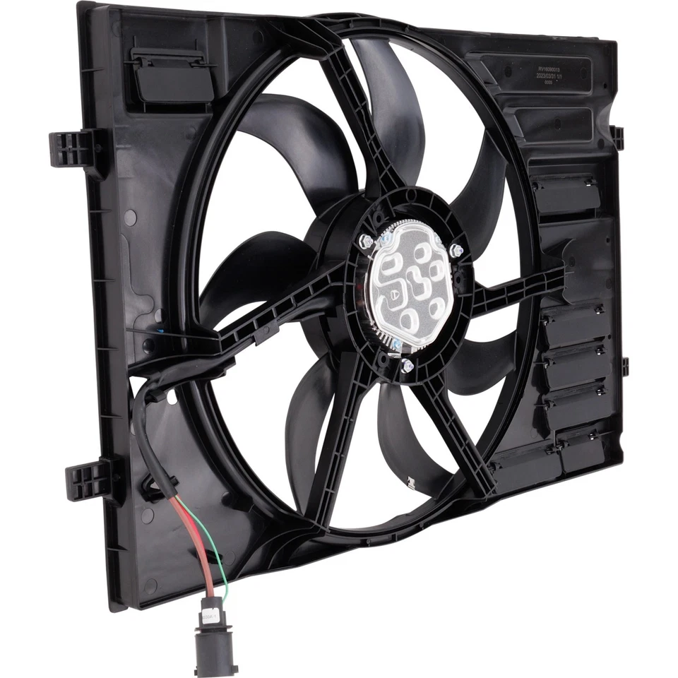 Conjunto de ventiladores de refrigeración para VW Sedán Audi TT Quattro Volkswagen GTI A3 e-Golf Golf Foto 3 de 4