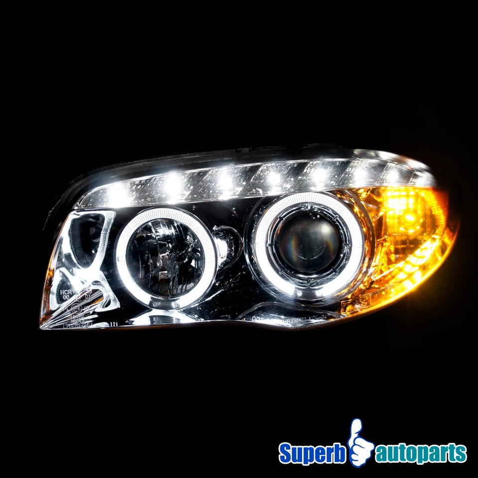 Fits 2007-2013 BMW E82 E88 128i 135i LED Halo Projector Headlight Replacement Foto 3 de 4