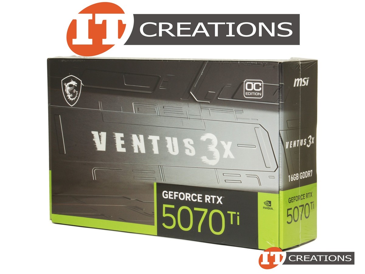 MSI GEFORCE RTX 5070 TI 16G VENTUS 3X OC GPU 16GB VIDEO CARD
