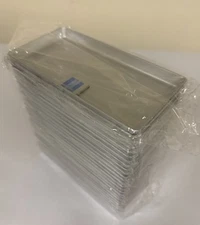 Set Of 25 American Express Silver Bill Check Holder Tip Trays for Restaurant Bar