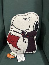 Peanuts Snoopy Halloween Vampire Decorative Throw Pillow 15  X17  NEW