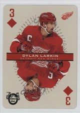 2021-22 O-Pee-Chee Playing Cards Dylan Larkin #3-DIAMONDS vs3