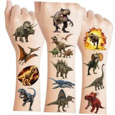 96PCS Dinosaur Temporary Tattoos Stickers - Dinosaur Themed Birthday Party