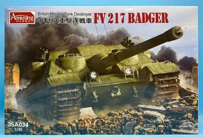 Amusing Hobby 35A034 1/35 British Heavy tank Destroyer FV 217 Badger Brand New
