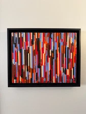 Original Abstract Painting 'Stripe Painting #11' by Christopher Weigand, 2018