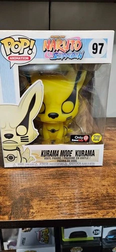 Funko Pop! Kurama Mode (GITD) #97 Naruto Shippuden GameStop Exclusive Box Damage