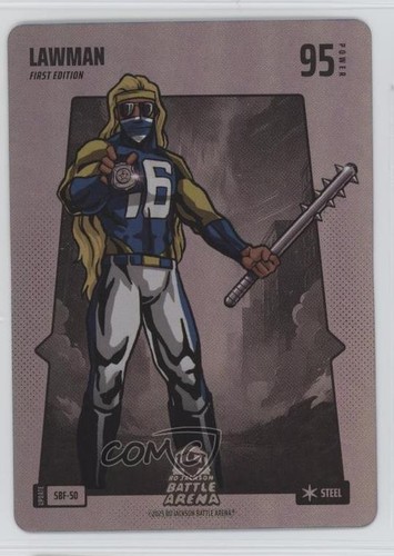 2025 Bo Jackson Battle Arena TCG Alpha Update Silver Battlefoil Lawman #SBF-50