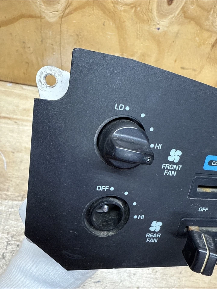 1992-1996 Ford Van Econoline A/C Heater Climate Control W/ Rear Switch OEM Foto 2 de 4