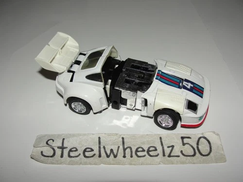 Vintage Transformers G1 Jazz Incomplete Action Figure 1984 NO Roof/Doors Porsche