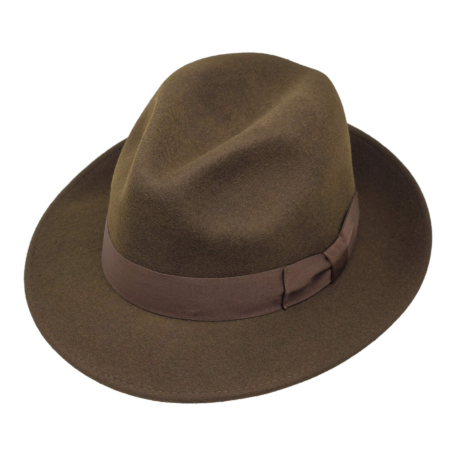 Swift Fedora - Lightweight 100% Wool Felt Crushable Travel Hat Water-Resistant-image
