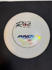 Innova 11x KC Pro Roc New 9.5/10 179g Disc Golf Yellow Spotting Rainbow Stamp