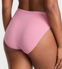 VICTORIA'S SECRET STRETCH COTTON HIGH-LEG BRIEF PANTY Lilac Pink XL — photo 2