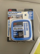 3M CC-KIT High Strength Hole Repair Kit, with Color Changing Spackling -