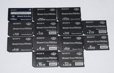 Sony Memory Stick Pro Duo , Magic Gate Mark2 PSP Camera Memory Card 1GB  32GB