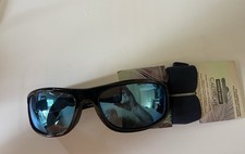 Foster Grant CaliBlue Sunglasses Polarized UVA UVB Protection Black Frames