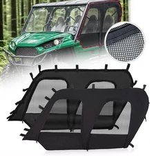 Soft Side Door For 2012-22 Kawasaki Teryx4 4-Seat UTV Cab Enclosure Upper Doors