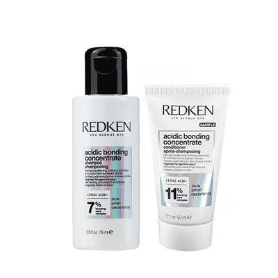 Redken Acidic Bonding Concentrate Reiseset   Shampoo 75 ml + Conditioner 50 ml
