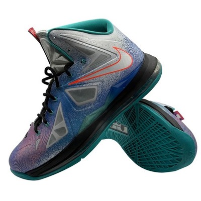 Nike LeBron X Pure Platinum 541100-008 Size 10.5 Mens DS New w/ OG Box