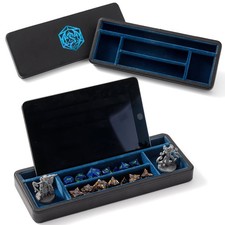 Sanctum Dice Box - Premium Case & Dice Tray for DND - Phone/Pen Slot, Magneti...