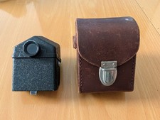 Zeiss Jena Aufstecksucher mit Original Lederetui – Germany – Kamera Zubehör