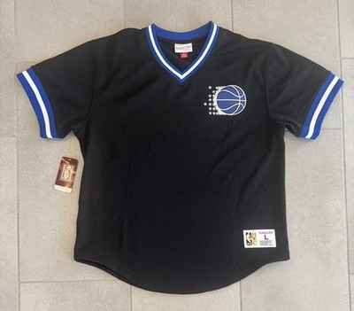 RARE NWT Mitchell & Ness NBA Orlando Magic Mesh ''Baseball Style'' Jersey - Large