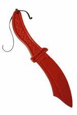 Original DDR Indianer Messer Spielzeugmesser rot Fasching Kult Spielzeug Messer