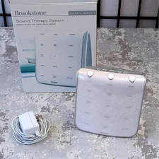 Brookstone Tranquil Moments Sound Therapy System Sleep Relax Renew White Noise