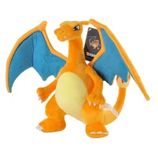 New Shiny Charizard Plush Toy  12" Collectible Soft Stuffed Animal Gift for Kids