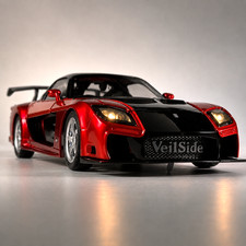 124 Mazda Rx-7 Fd3s Veilside Fortune Jdm Diecast Model Alloy Collector Display