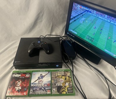 Microsoft Xbox One  500 GB Black Console 1540 w/ Controller & 3  Games