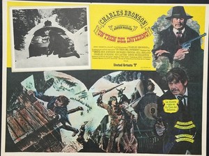 CHARLES BRONSON BREAKHEART PASS MEXICAN LOBBY CARD 1975