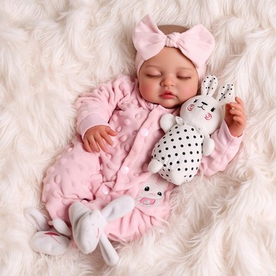 Lifelike Reborn Baby Dolls 17 Inch Realistic Newborn Baby Doll